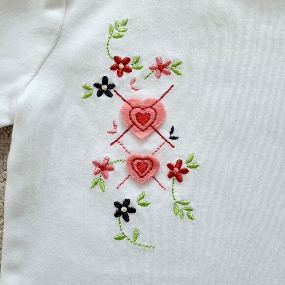 LOT 1 of Baby Girl Long Sleeve Shirts Size Size 6-12 Months - Picture 10 of 16